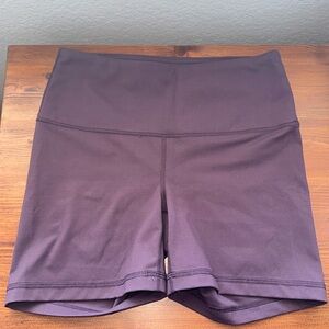 Purple bike shorts